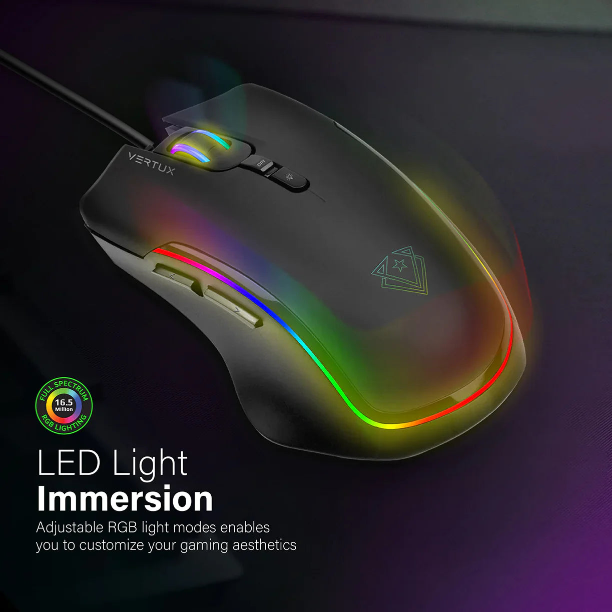 Vertux Assaulter GameCharged™ Lightweight Gaming Mouse