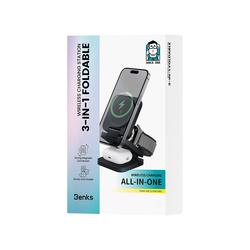 Benks JuicePod 3-in-1 Wireless Charger Stand