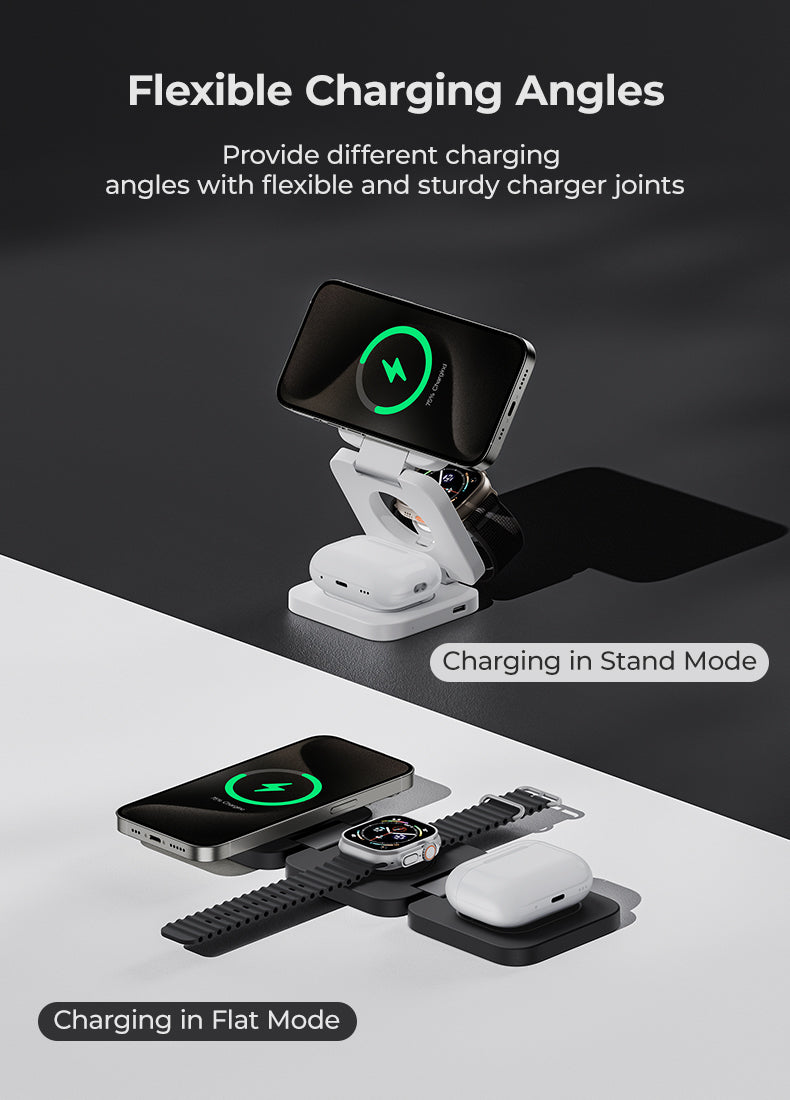 Benks JuicePod 3-in-1 Wireless Charger Stand