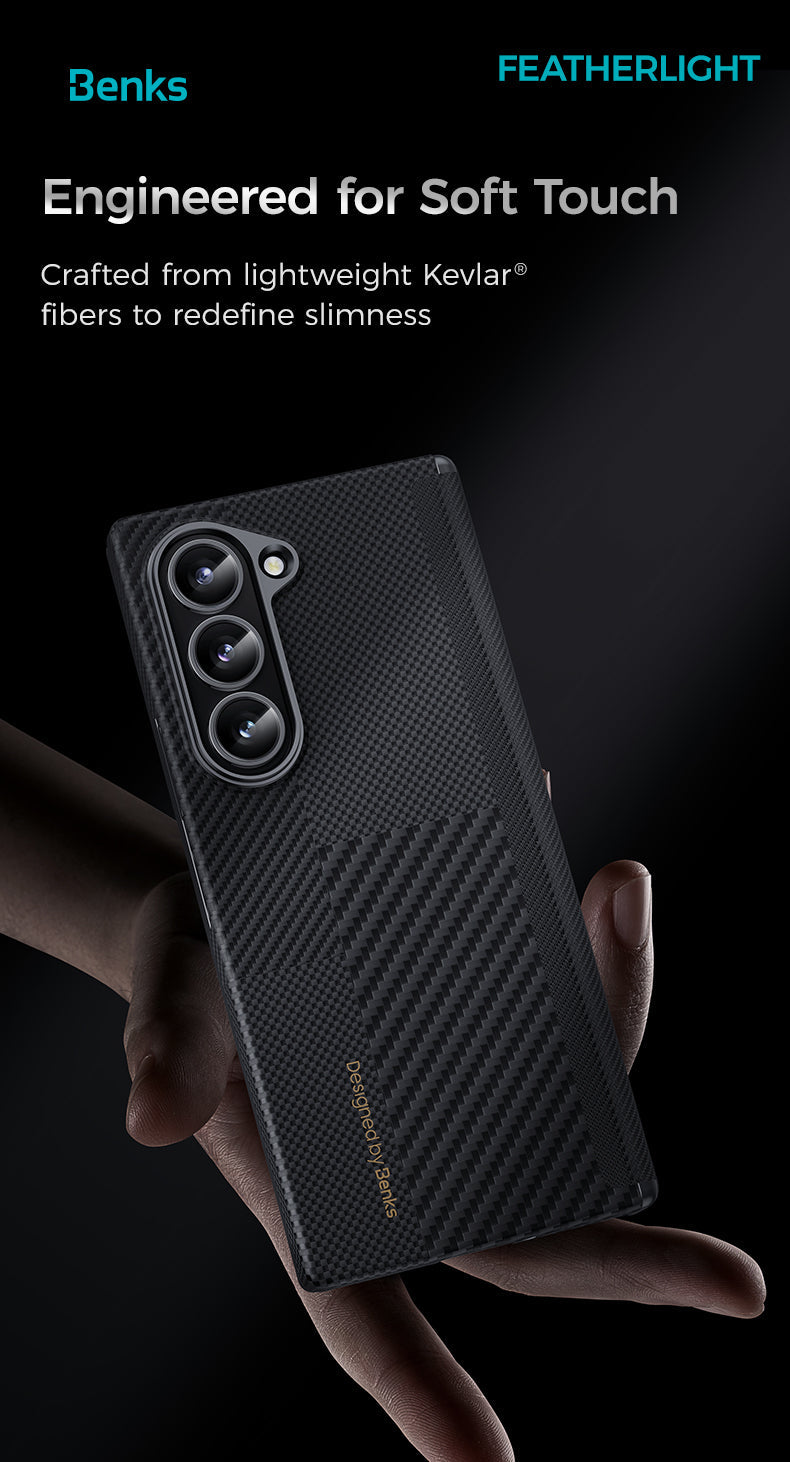 Benks Magnetic Montage Axis Kevlar Case Samsung Z Fold 6