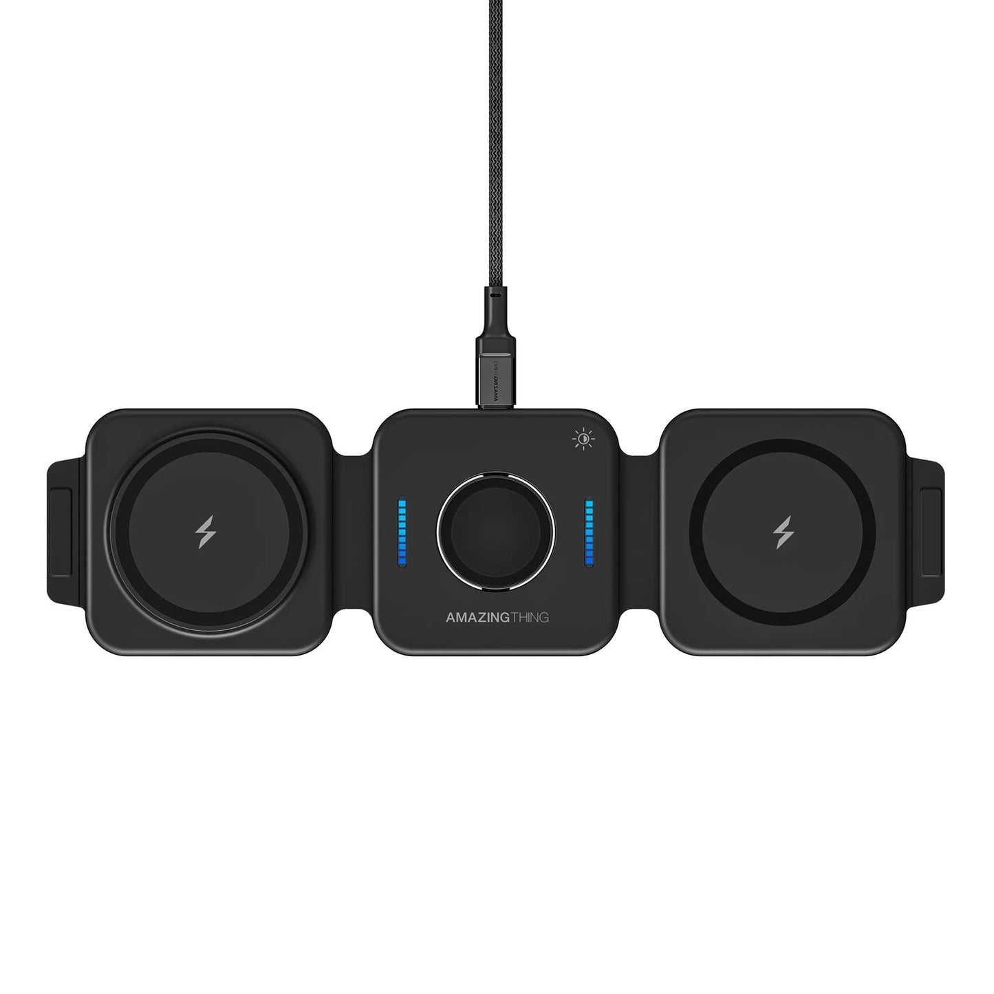 AMAZING THING EXPLORER PRO 3IN1 PD 15W PORTABLE WIRELESS CHARGER WITH 1.2M USB-C TO USB-C CABLE
