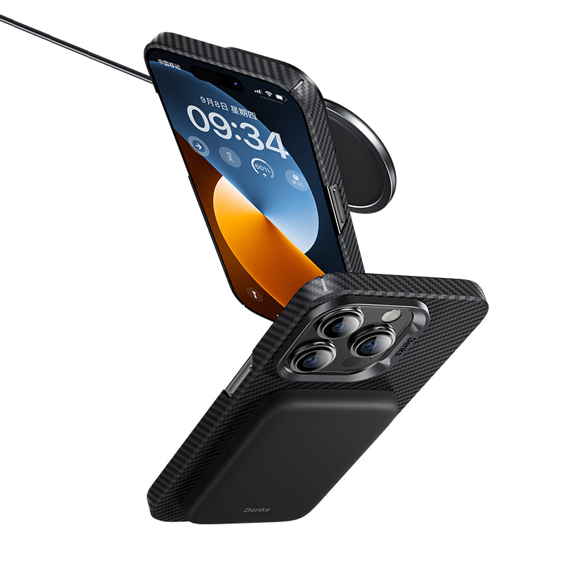 Benks MagClap ArmorAir Case built with Kevlar® Case for iphone 15 Series