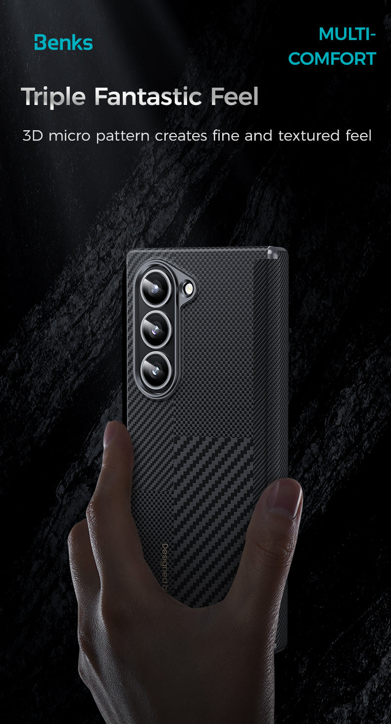 Benks Magnetic Montage Axis Kevlar Case Samsung Z Fold 6