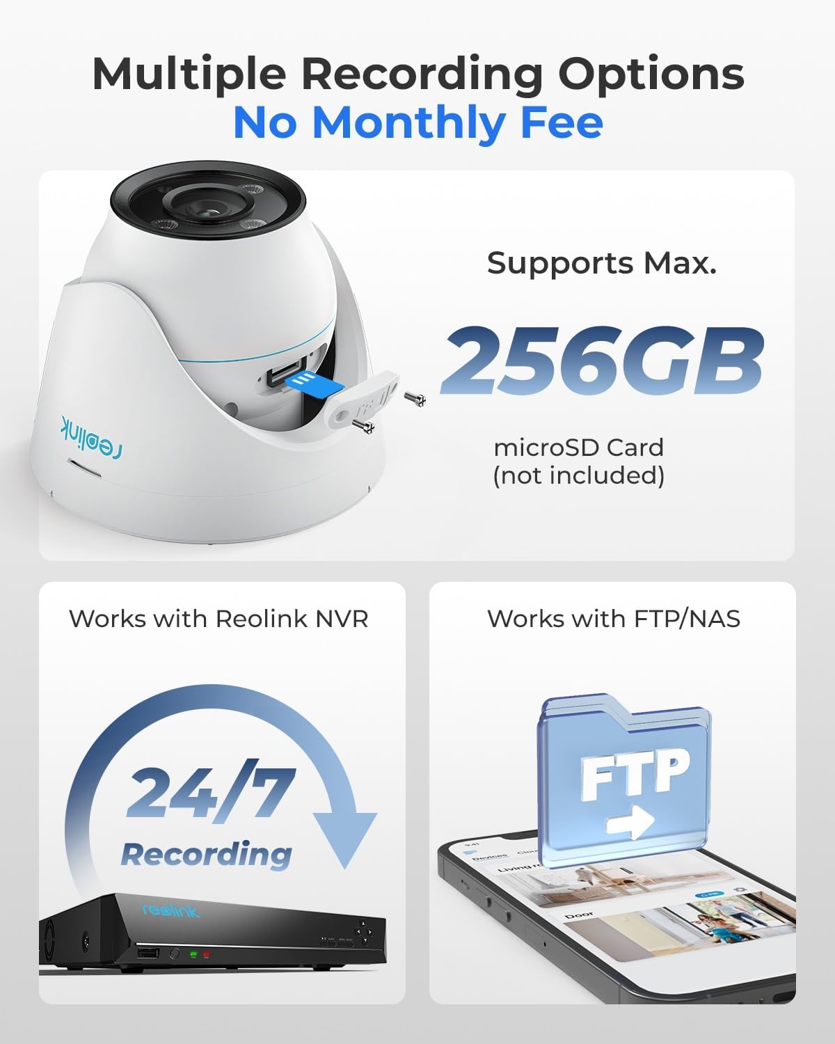 REOLINK 4K PoE Security IP Camera - RLC-833A