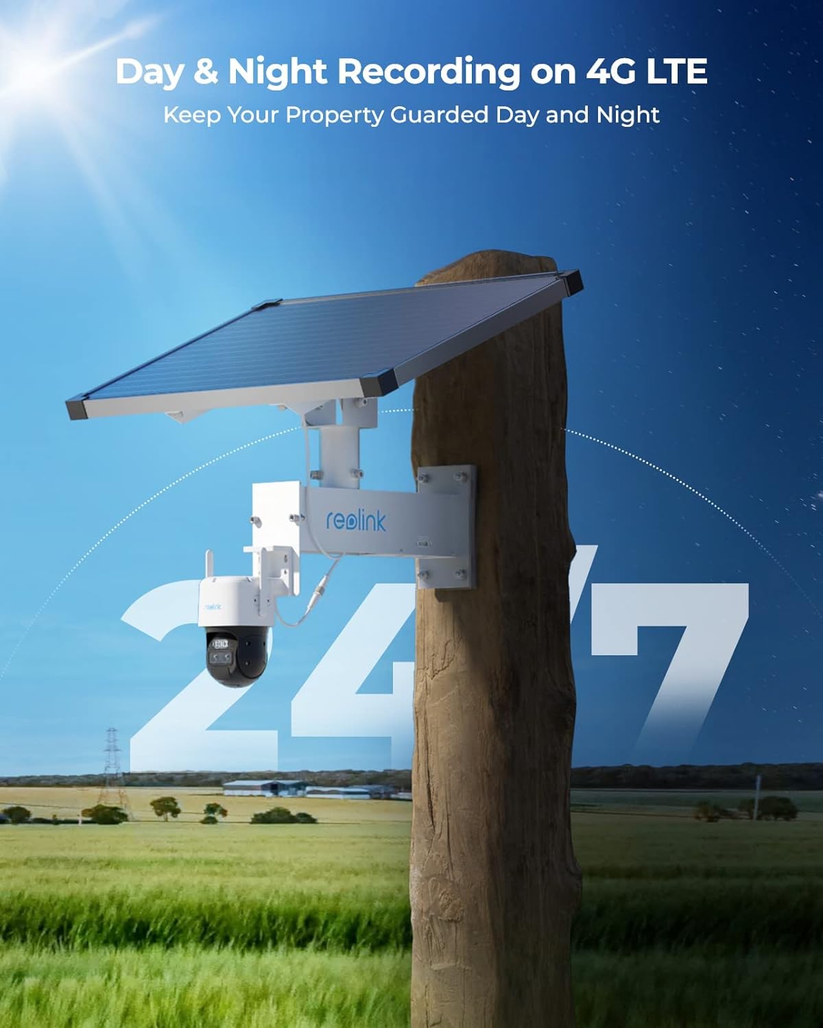 REOLINK TRACKMIX LTE PLUS + REOLINK SOLAR PANEL PLUS 4MP WHITE