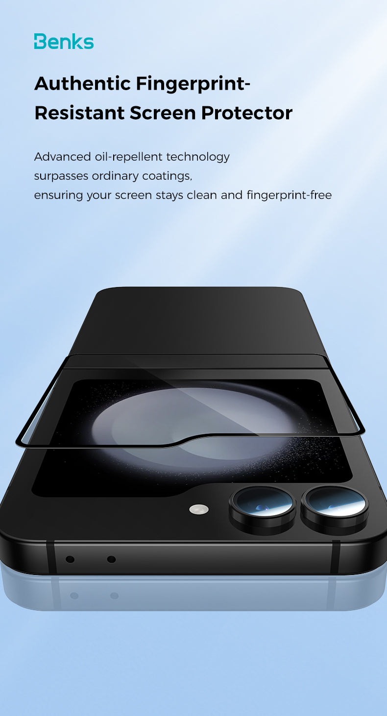 Benks Ultra Shield HD Screen Protector for Samsung Z Flip 6