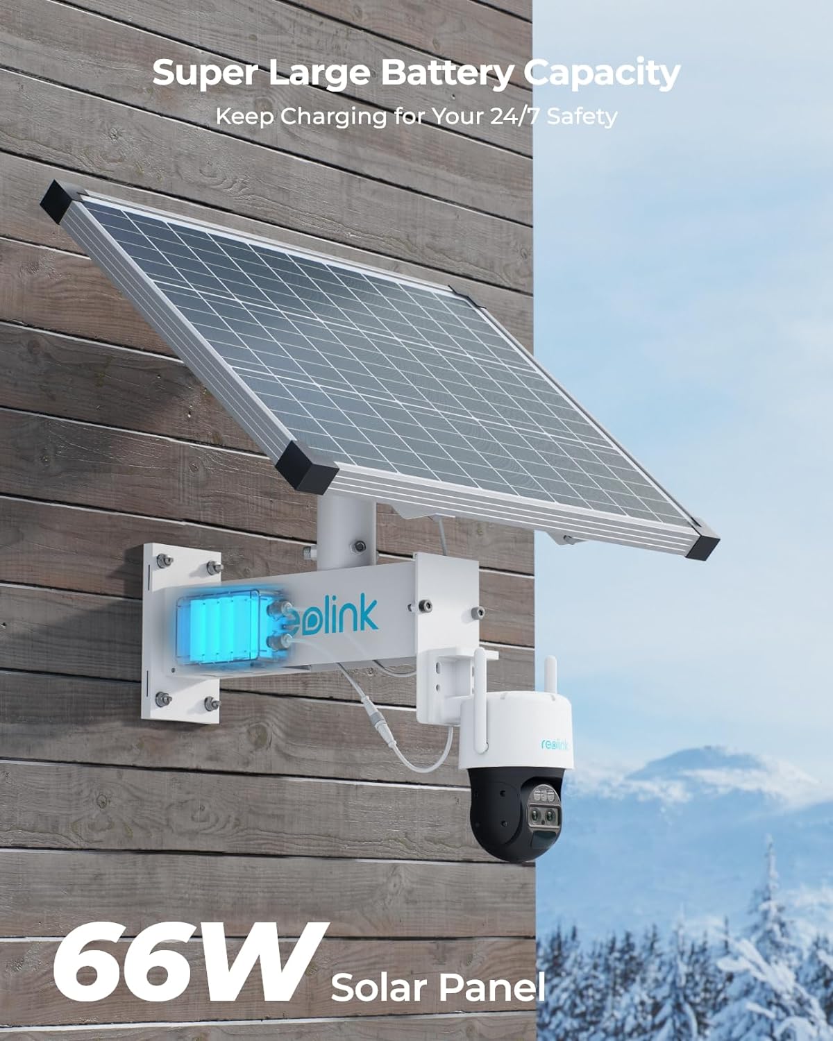 REOLINK TRACKMIX LTE PLUS + REOLINK SOLAR PANEL PLUS 4MP WHITE