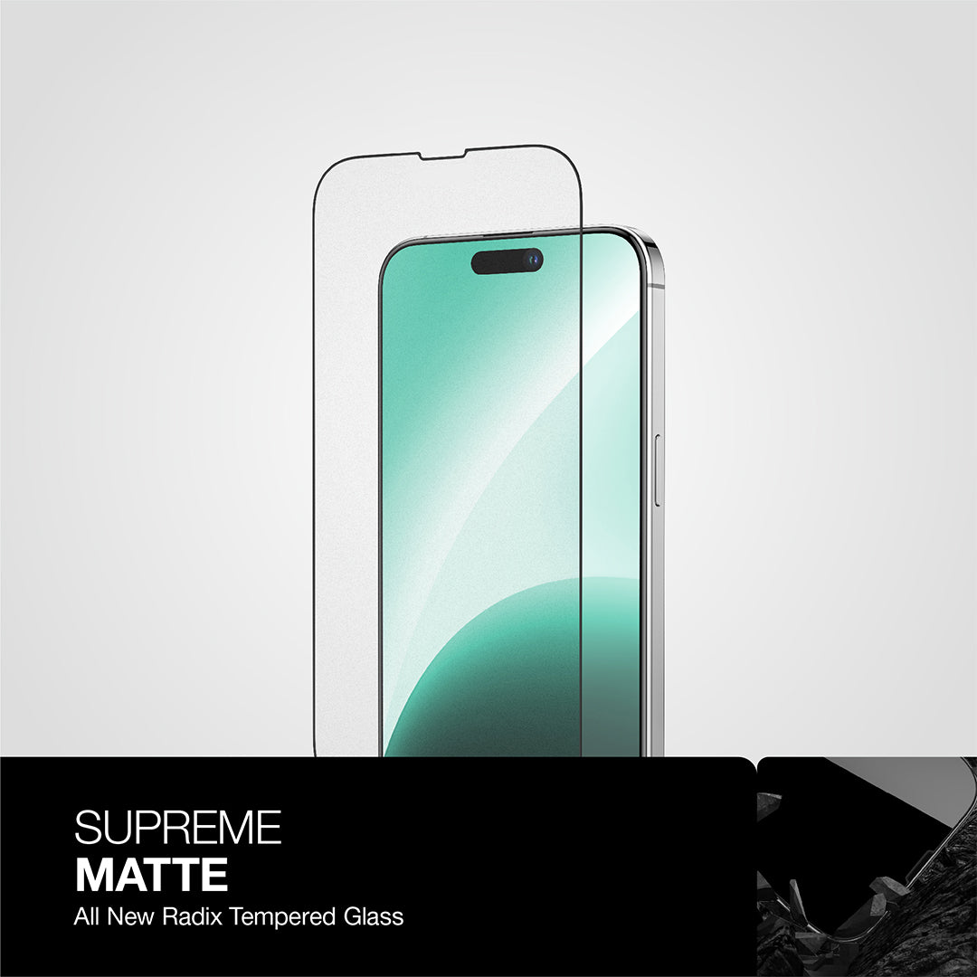 AMAZING THING IPHONE 15 6.7' PRO MAX 2023 3D FULLY COVERED RADIX MATTE GLASS