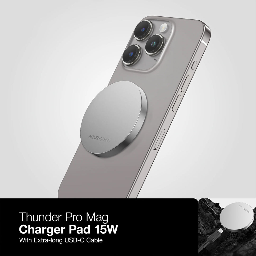 AMAZING THING THUNDER PRO MAGNETIC 15W CHARGER SET WITH 1.2M USB-C TO USB-C CABLE