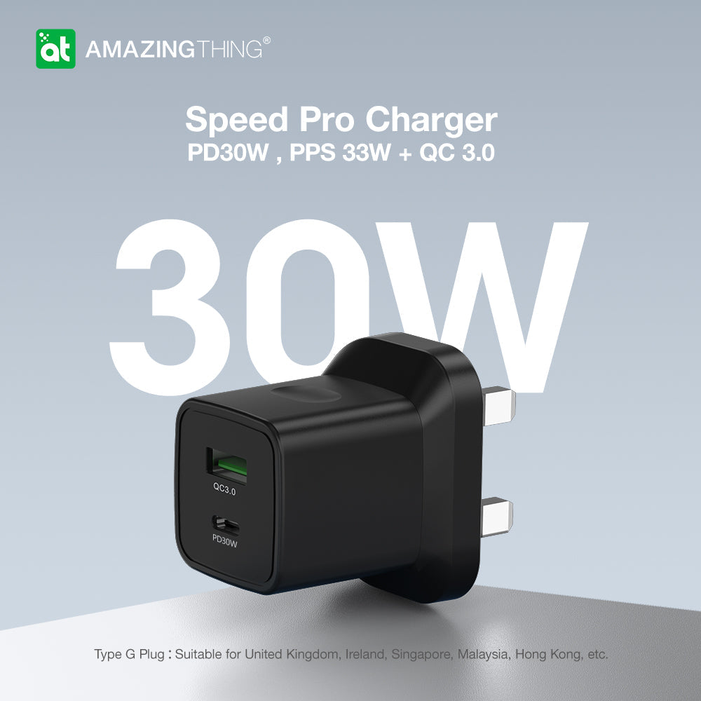 AMAZINGTHING EXPLORER PRO USB-C UK SPEED PRO PD33W 1C1A WALL CHARGER