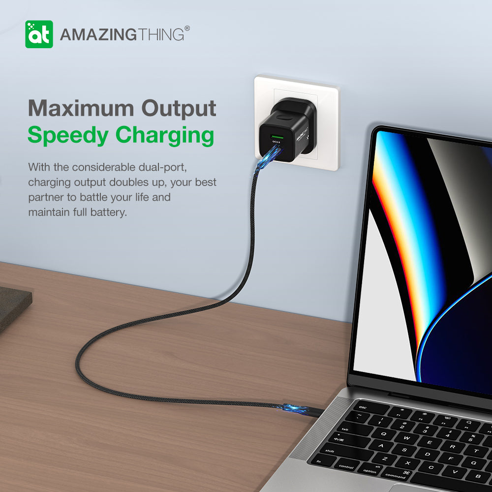 AMAZINGTHING EXPLORER PRO USB-C UK SPEED PRO PD33W 1C1A WALL CHARGER