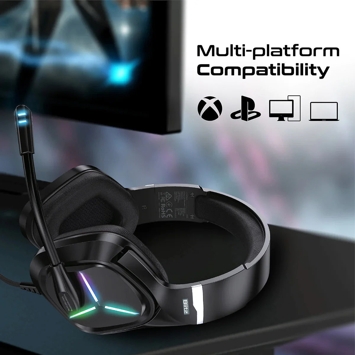Vertux Blitz 7.1 Surround Sound Gaming Headphone