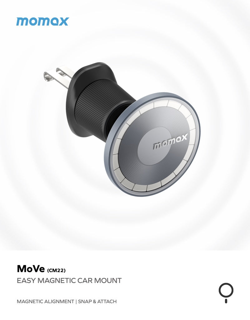 MOMAX MOVE EASY MAGNETIC CAR MOUNT