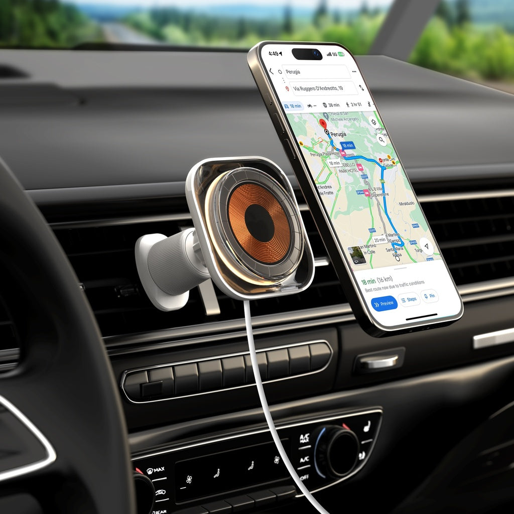 MOMAX 1-CHARGER FLOW MAGNETIC WIRELESS CHARGING CAR MOUNT