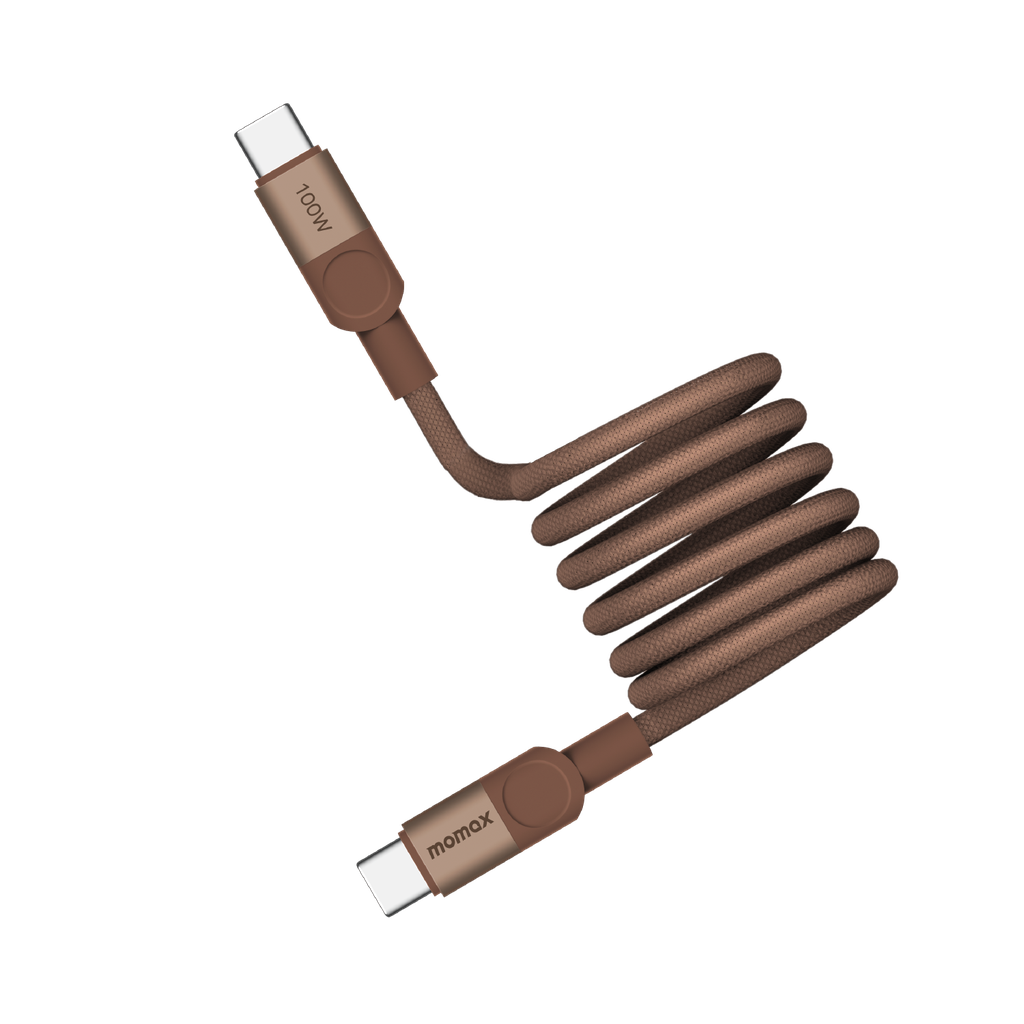 MOMAX MAG LINK 100W USB-C TO USB-C MAGNETIC CABLE 1M