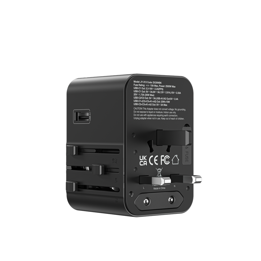 AMAZINGTHING EXPLORER PD 35W 5 PORTS 2A+3C TRAVEL CHARGER