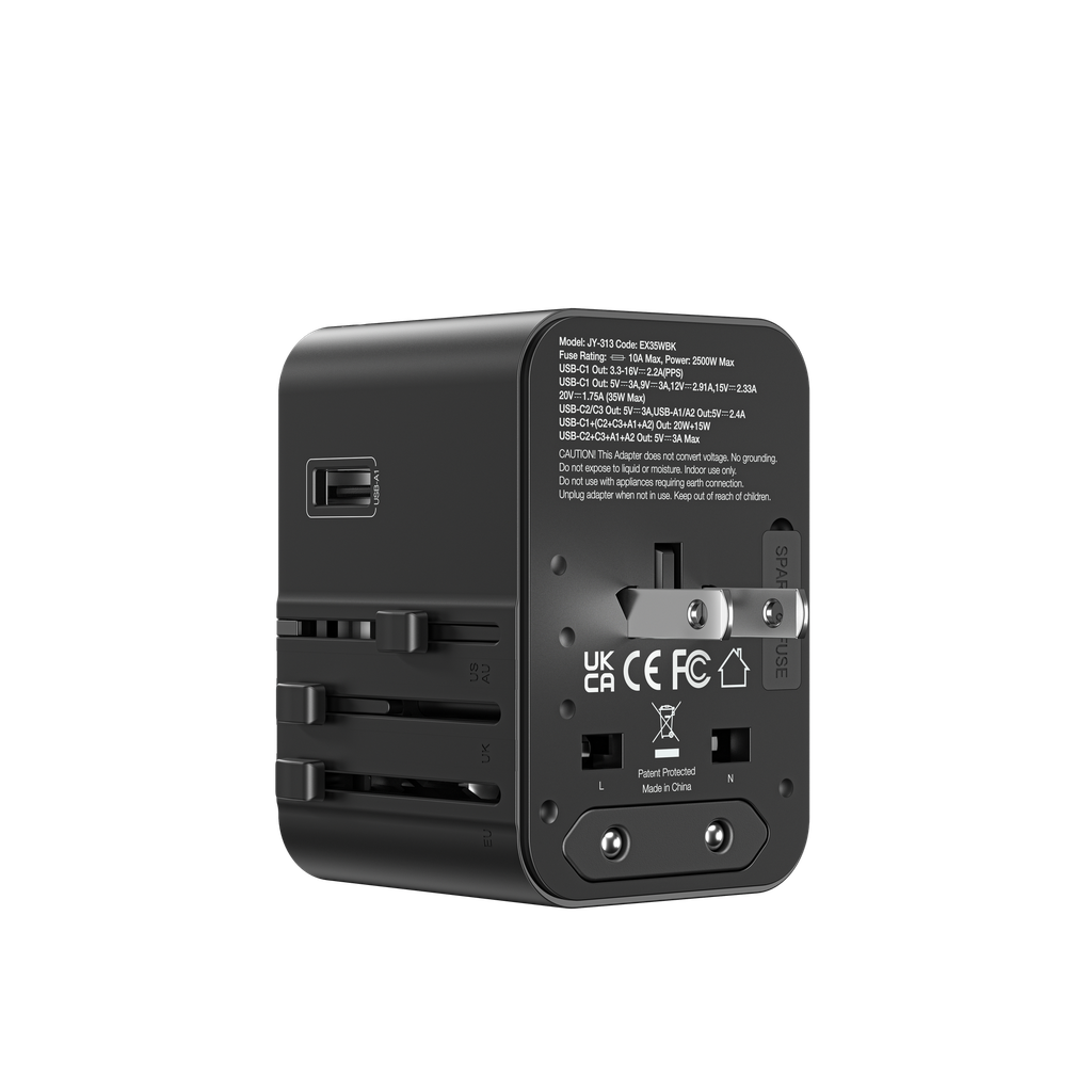 AMAZINGTHING EXPLORER PD 35W 5 PORTS 2A+3C TRAVEL CHARGER