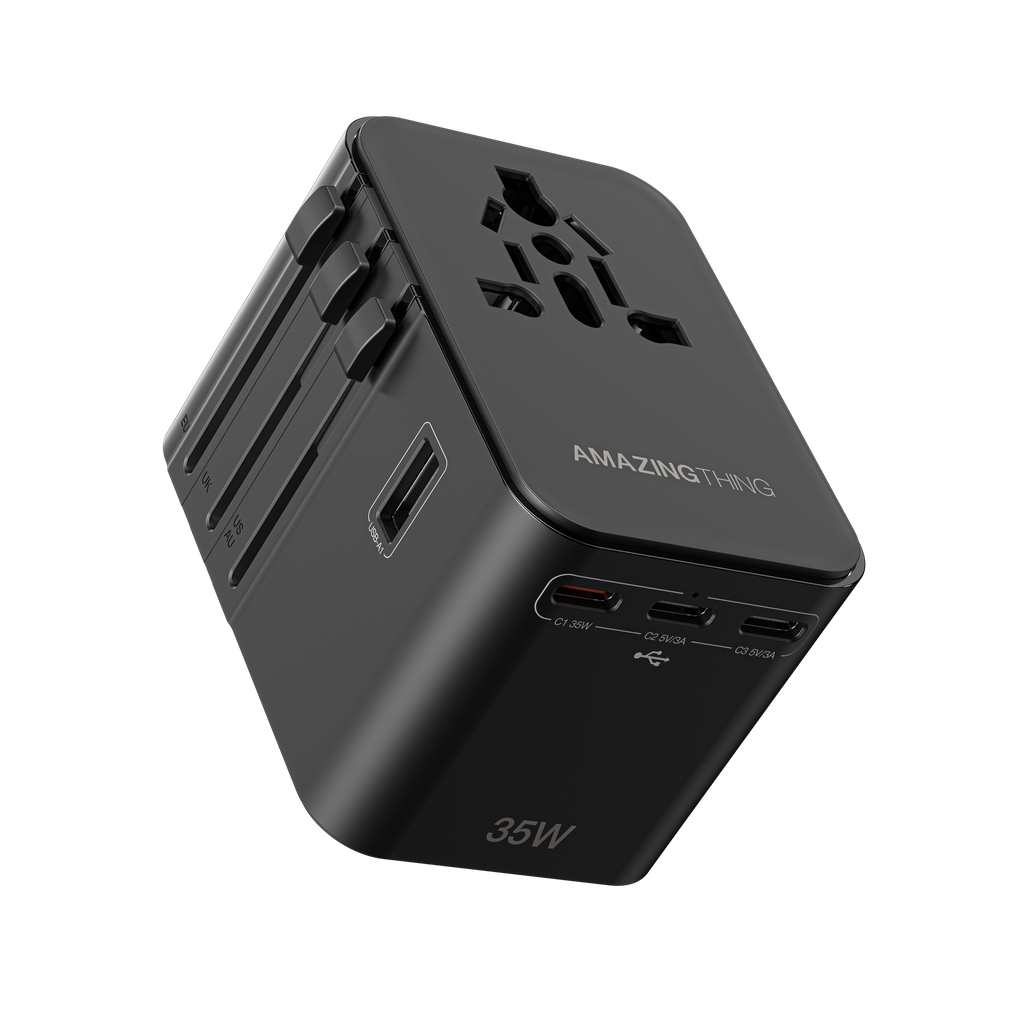 AMAZINGTHING EXPLORER PD 35W 5 PORTS 2A+3C TRAVEL CHARGER