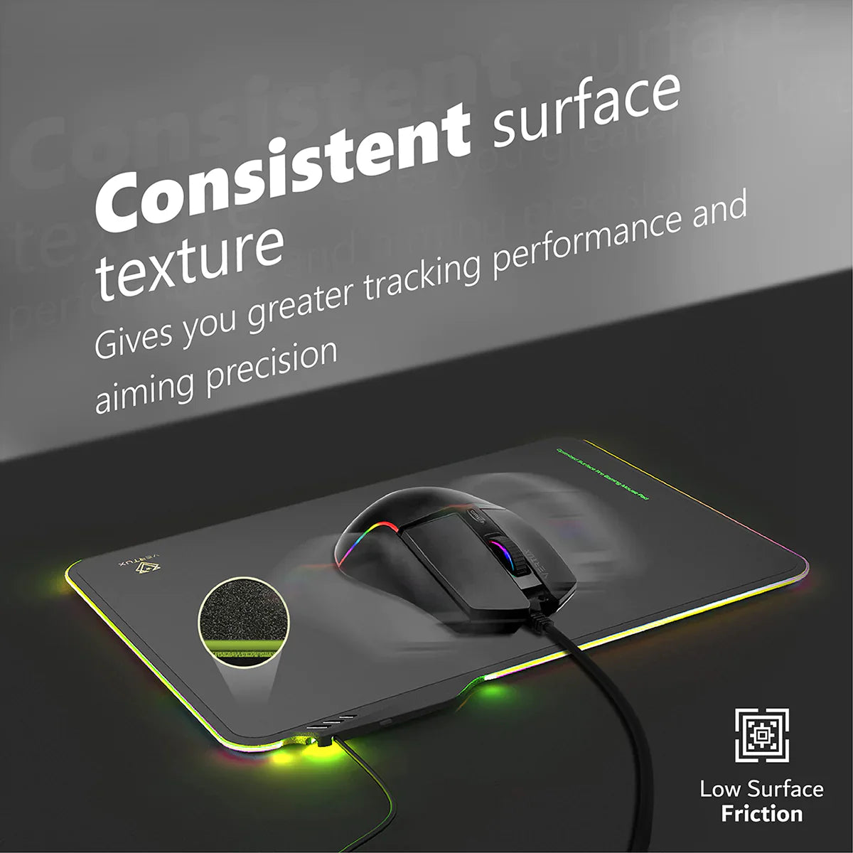 Vertux FluxPad Optimized Surface Pro-Gaming Mouse Pad
