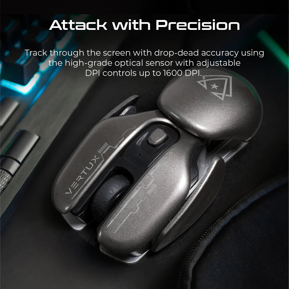 Vertux Glider High Performance Wireless Gaming Mouse