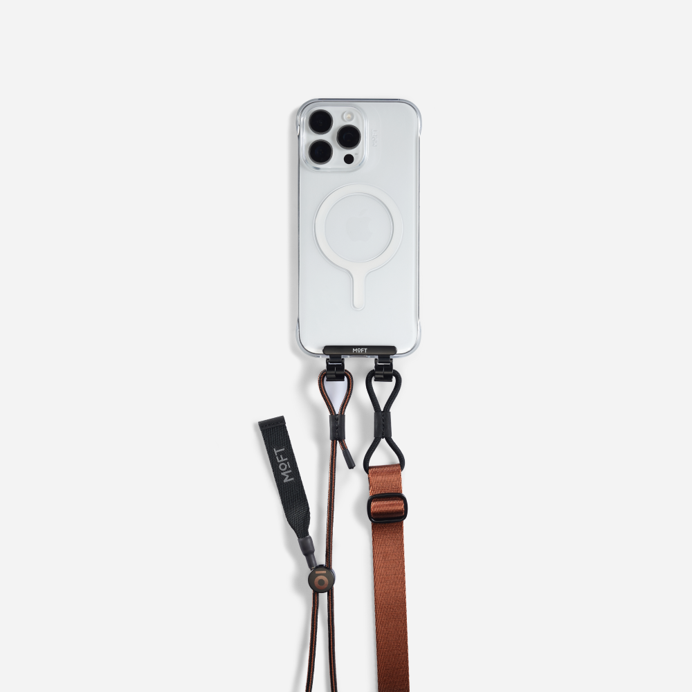 MOFT SNAP CLEAR CASE FOR IPHONE 16 - (LANYARD COMPATIBLE)