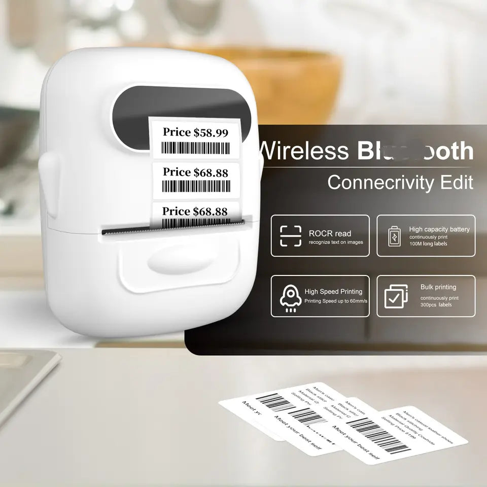 P50Portable Pocket Label Printer Machine
