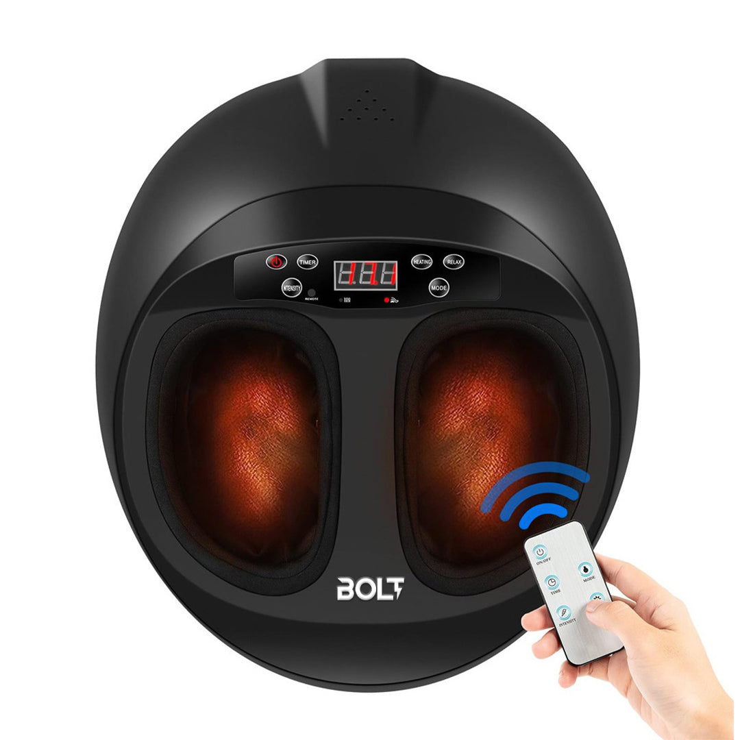BOLT Portable Foot Massager with Heat, Deep-Kneading