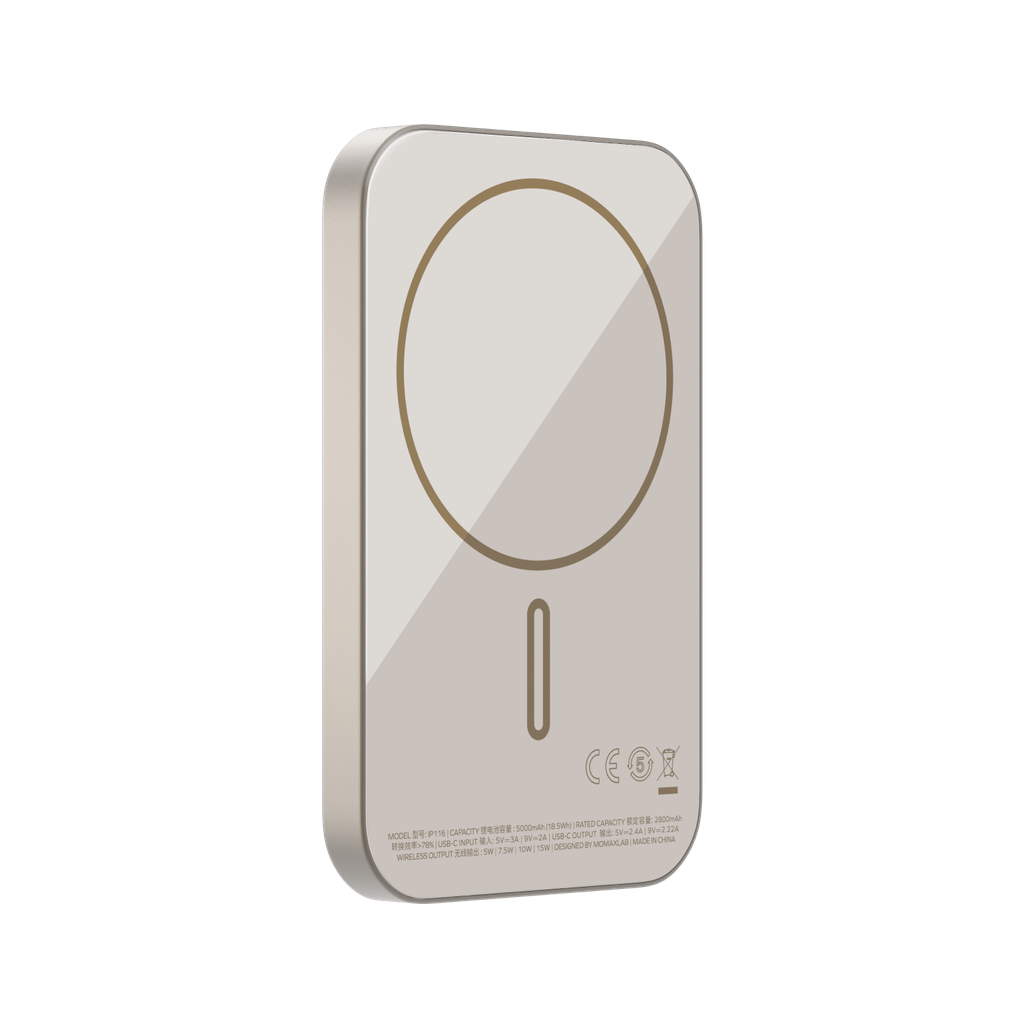 MOMAX Q.MAG X 5000mAh 15W MAGSAFE WIRELESS POWER BANK