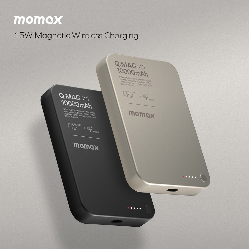 MOMAX Q.MAG X1 10000mAh GEN2 15W MAGSAFE WIRELESS POWER