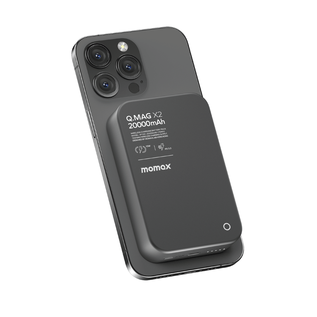 MOMAX Q.MAG X2 20000mAh MAGSAFE WIRELESS POWER BANK