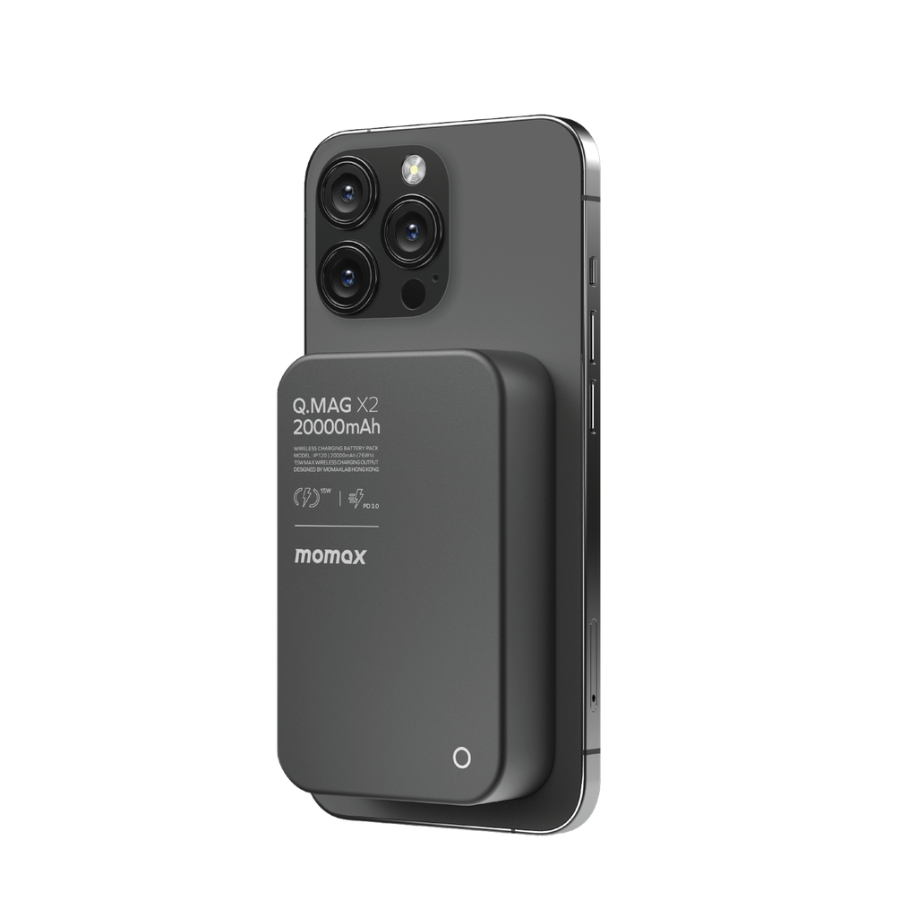 MOMAX Q.MAG X2 20000mAh MAGSAFE WIRELESS POWER BANK