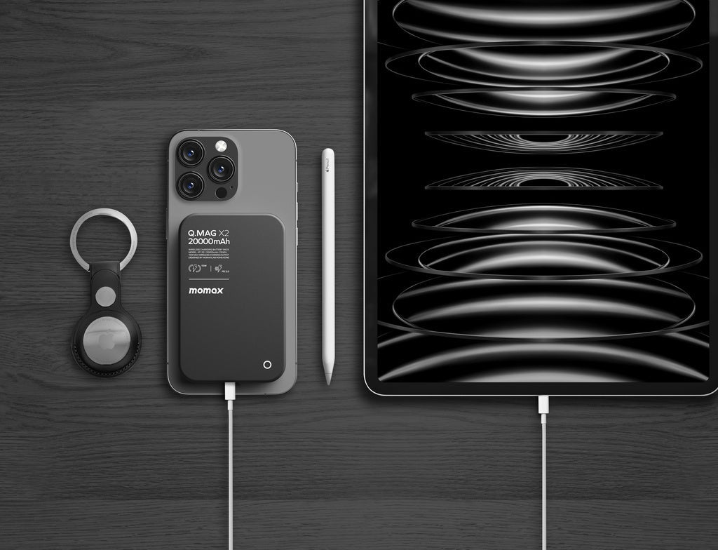 MOMAX Q.MAG X2 20000mAh MAGSAFE WIRELESS POWER BANK