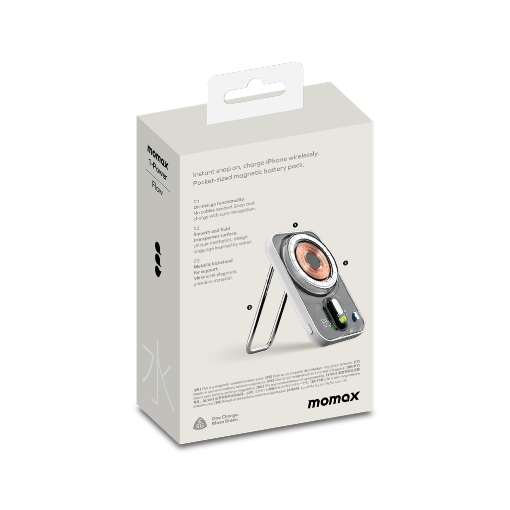 MOMAX 1-POWER FLOW MAGNETIC POWER BANK