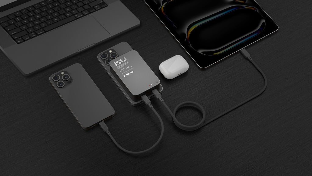 MOMAX Q.MAG X2 20000mAh GEN2 MAGSAFE WIRELESS POWER BANK