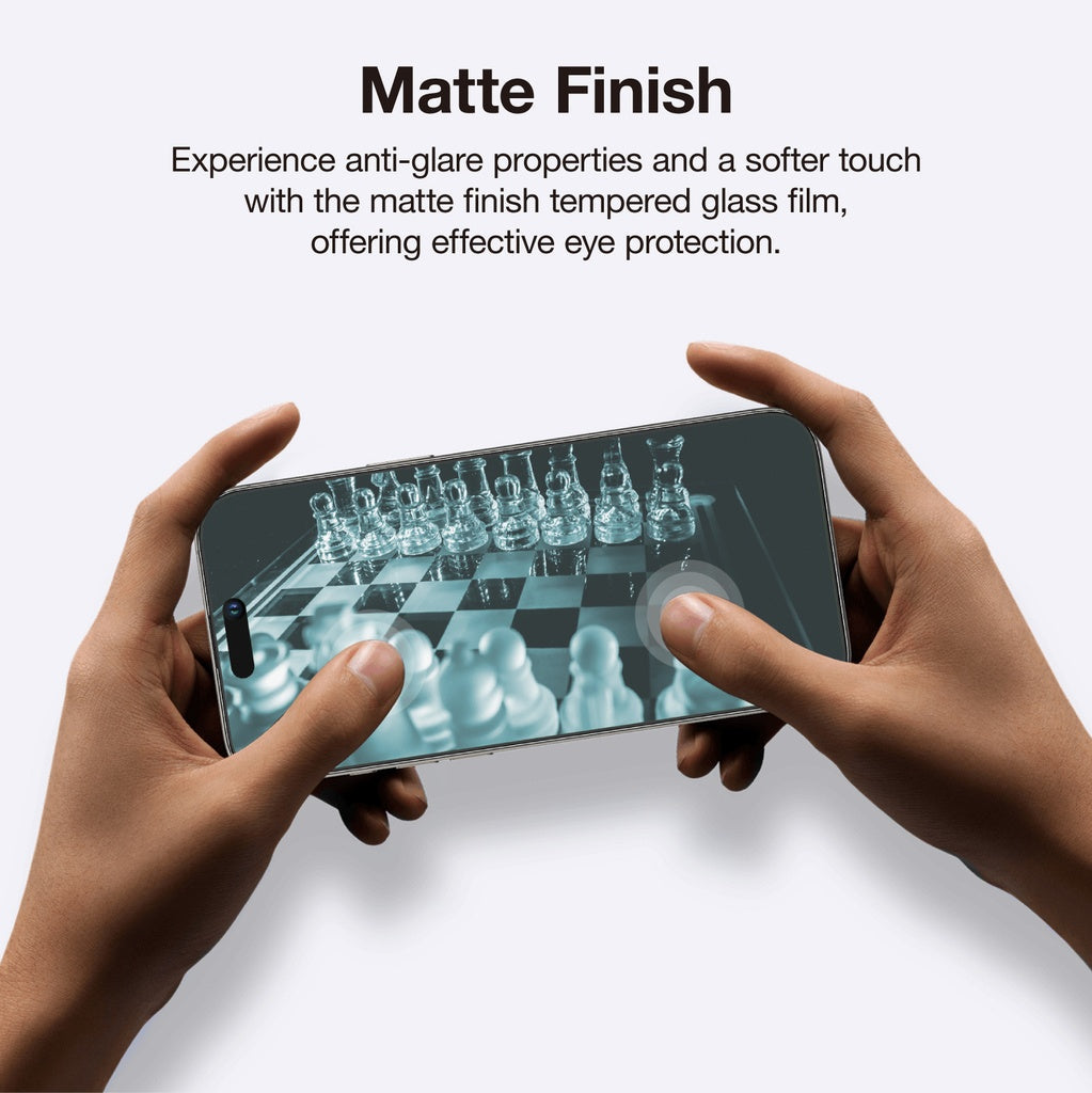 AMAZING THING IPHONE 16 SERIES 2.75D FULLY COVERED DUST FILTER TITAN GLASS CLEAR