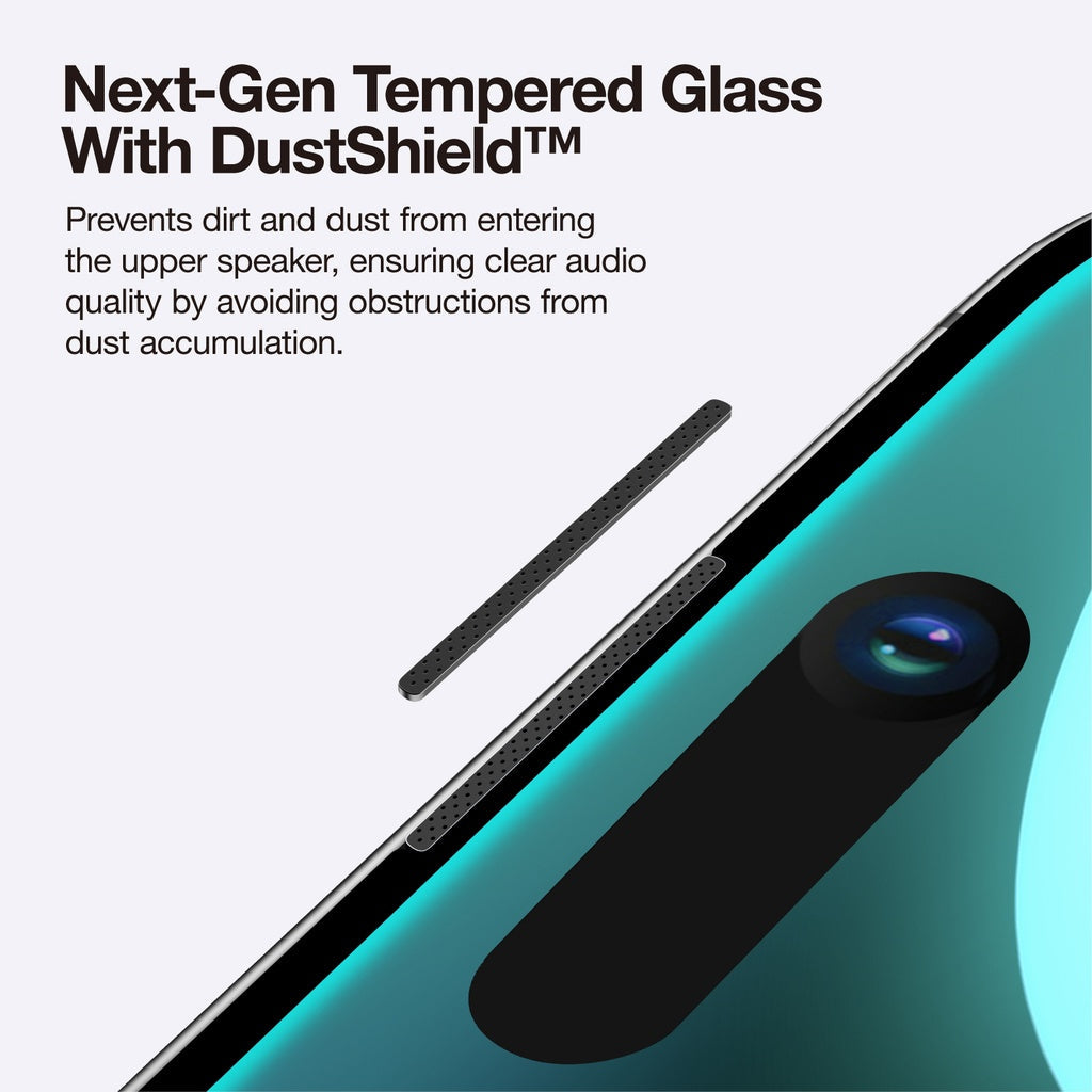 AMAZING THING IPHONE 16 SERIES 2.75D FULLY COVERED DUST FILTER TITAN GLASS CLEAR