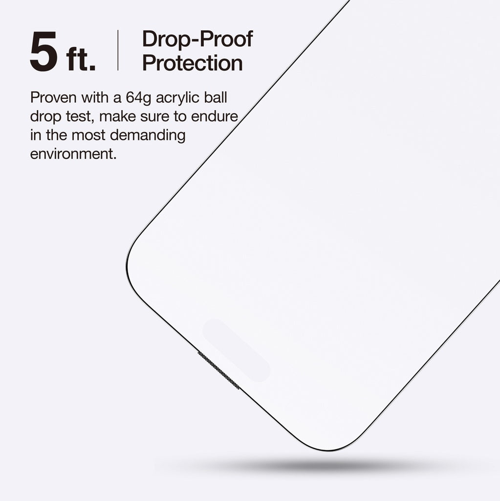 AMAZING THING IPHONE 16 SERIES 2.75D FULLY COVERED DUST FILTER TITAN GLASS CLEAR
