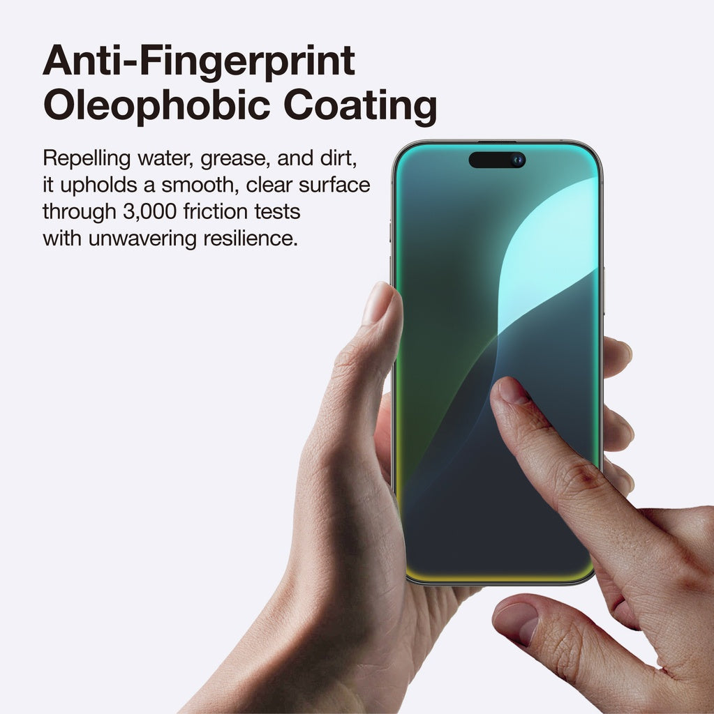 AMAZING THING IPHONE 16 SERIES 2.75D FULLY COVERED DUST FILTER TITAN GLASS CLEAR