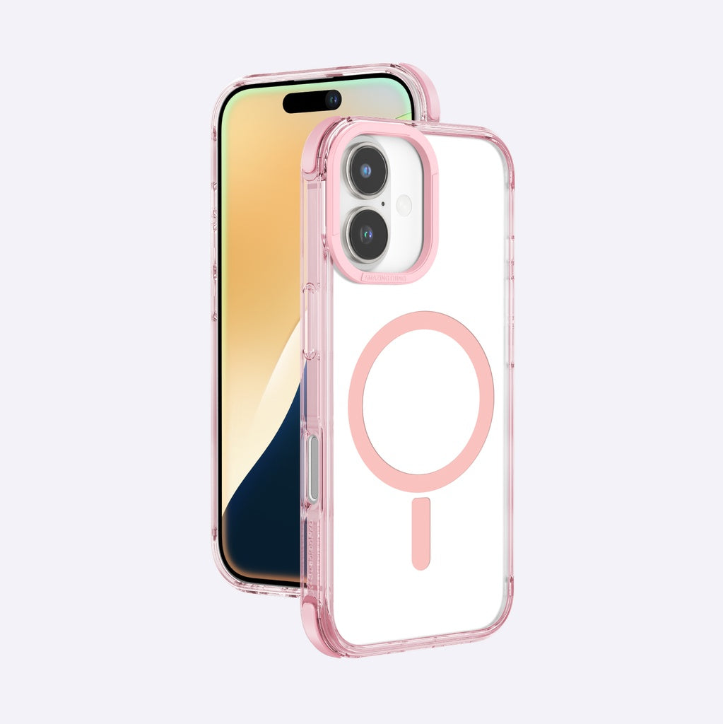 AMAZINGTHING OMNI MAGSAFE DROP PROOF CASE FOR IPHONE 16 SERIES - PINK