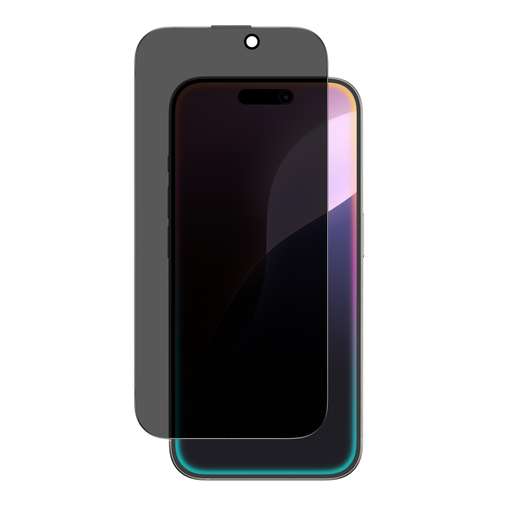 AMAZING THING IPHONE 16 SERIES 2.75D FULLY COVERED DUST FILTER TITAN PRIVACY GLASS