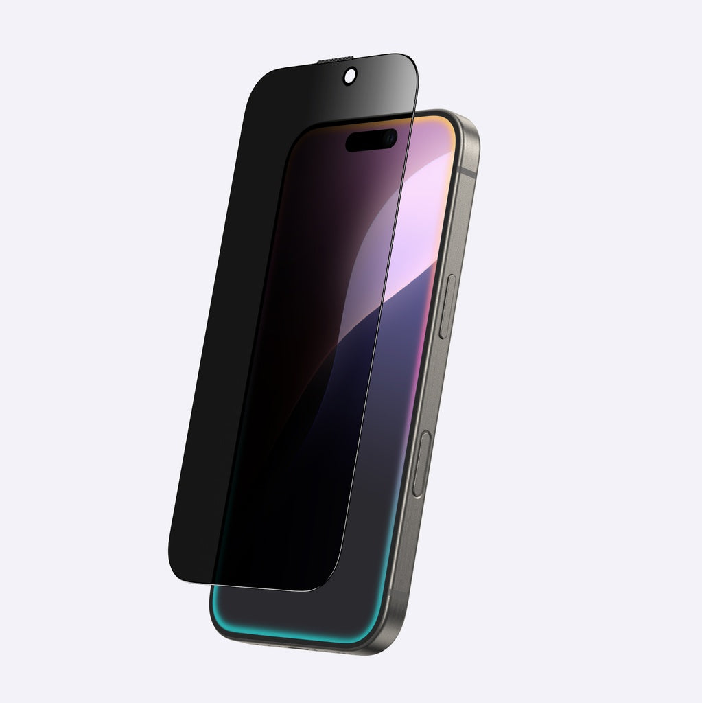 AMAZING THING IPHONE 16 SERIES 2.75D FULLY COVERED DUST FILTER TITAN PRIVACY GLASS