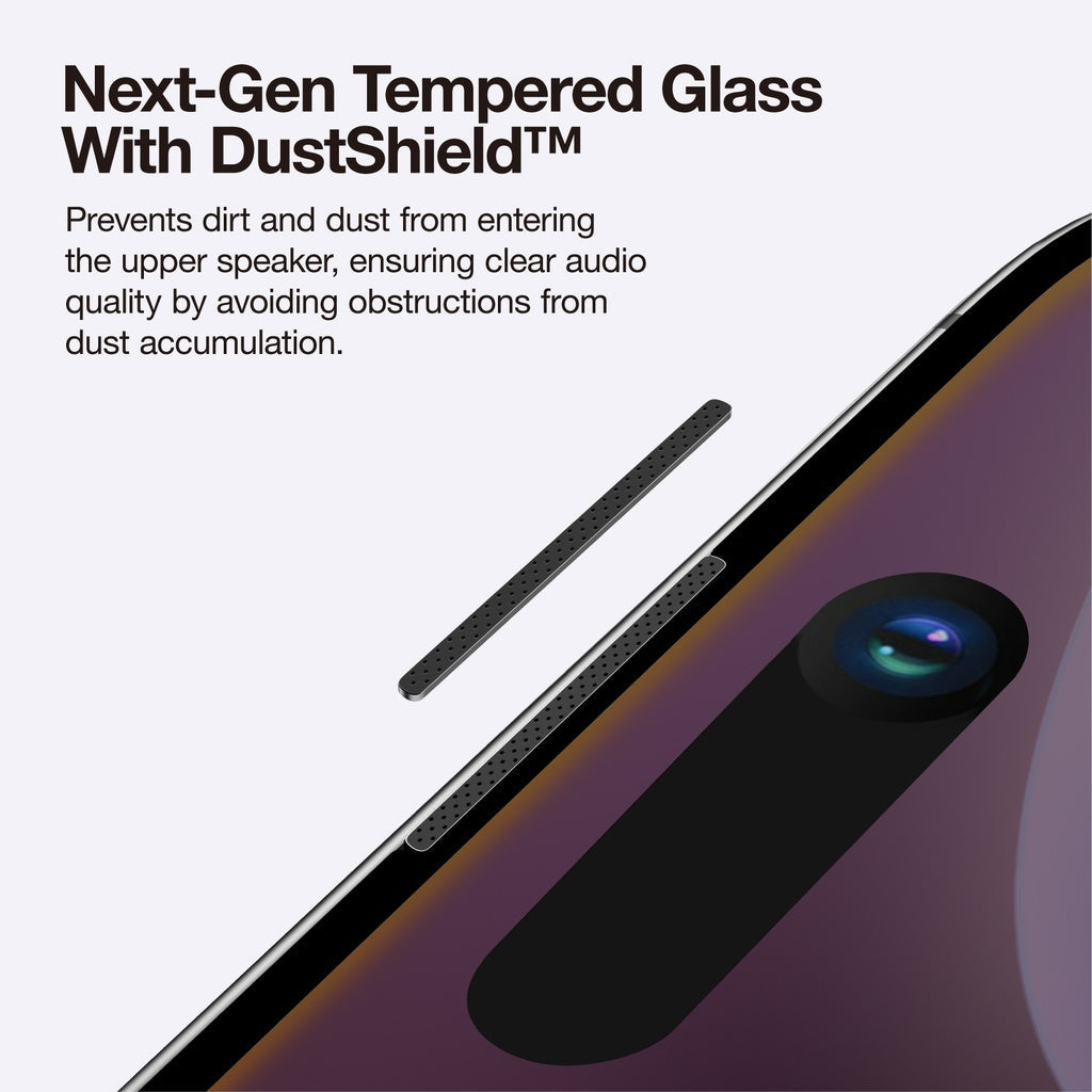 AMAZING THING IPHONE 16 SERIES 2.75D FULLY COVERED DUST FILTER TITAN PRIVACY GLASS