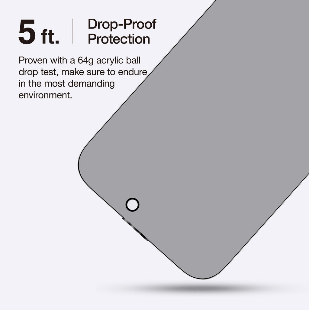 AMAZING THING IPHONE 16 SERIES 2.75D FULLY COVERED DUST FILTER TITAN PRIVACY GLASS