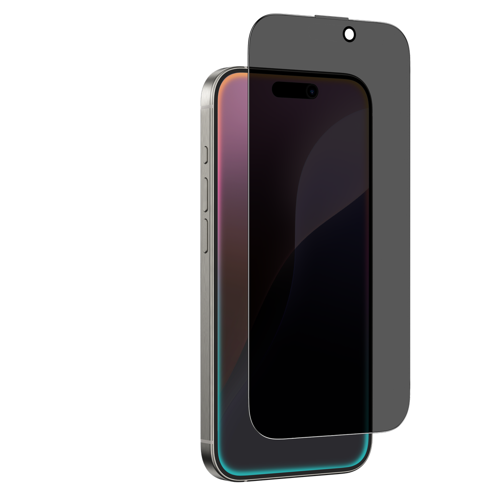 AMAZING THING IPHONE 16 SERIES 2.75D FULLY COVERED DUST FILTER TITAN PRIVACY GLASS