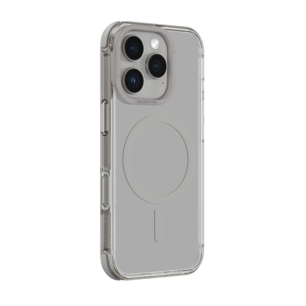 AMAZINGTHING OMNI MAGSAFE DROP PROOF CASE FOR IPHONE 16 SERIES - GREY