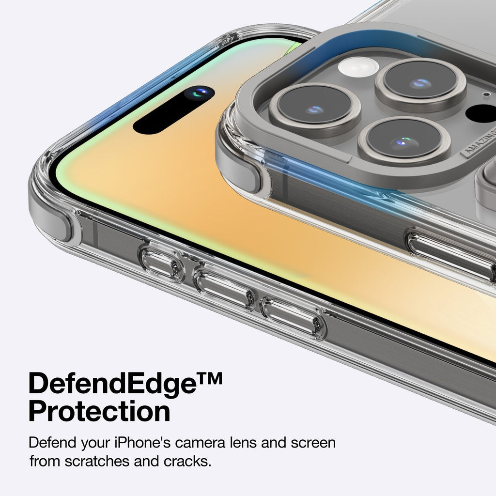 AMAZINGTHING OMNI MAGSAFE DROP PROOF CASE WITH STAND FOR IPHONE 16 SERIES - GREY