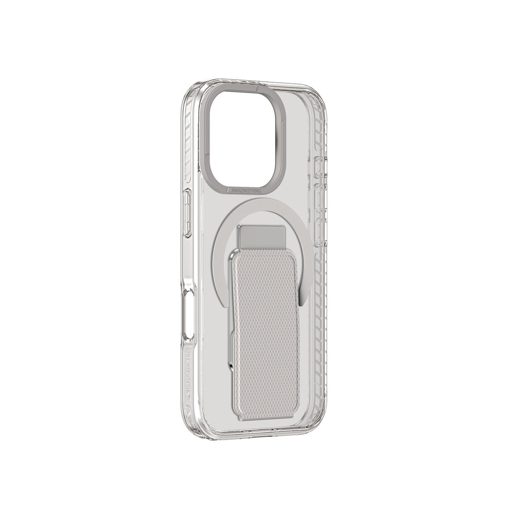 AMAZINGTHING TITAN PRO HOLDER MAGSAFE DROP PROOF CASE FOR IPHONE 16 SERIES - GREY
