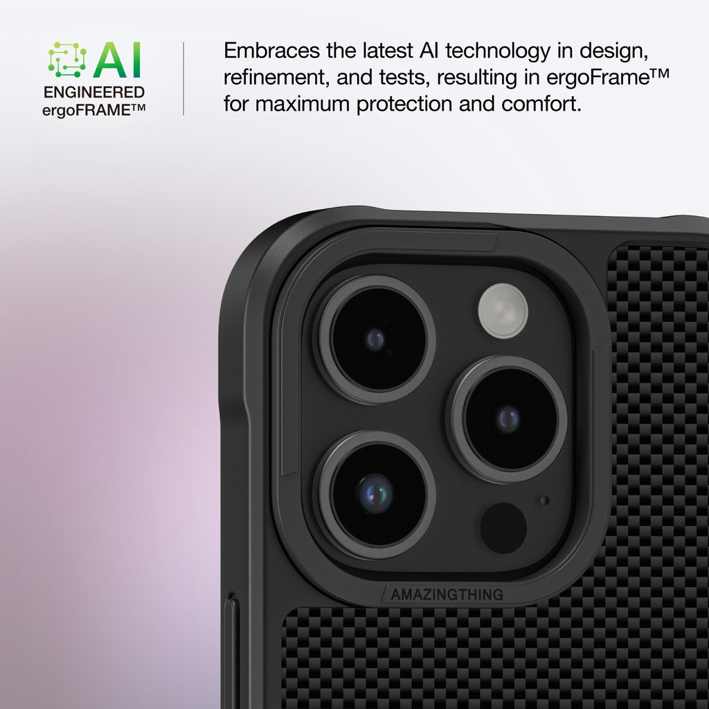 AMAZINGTHING TITAN MAX MAGSAFE DROP PROOF CASE FOR IPHONE 16 SERIES HIGH TECH FIBER 600D