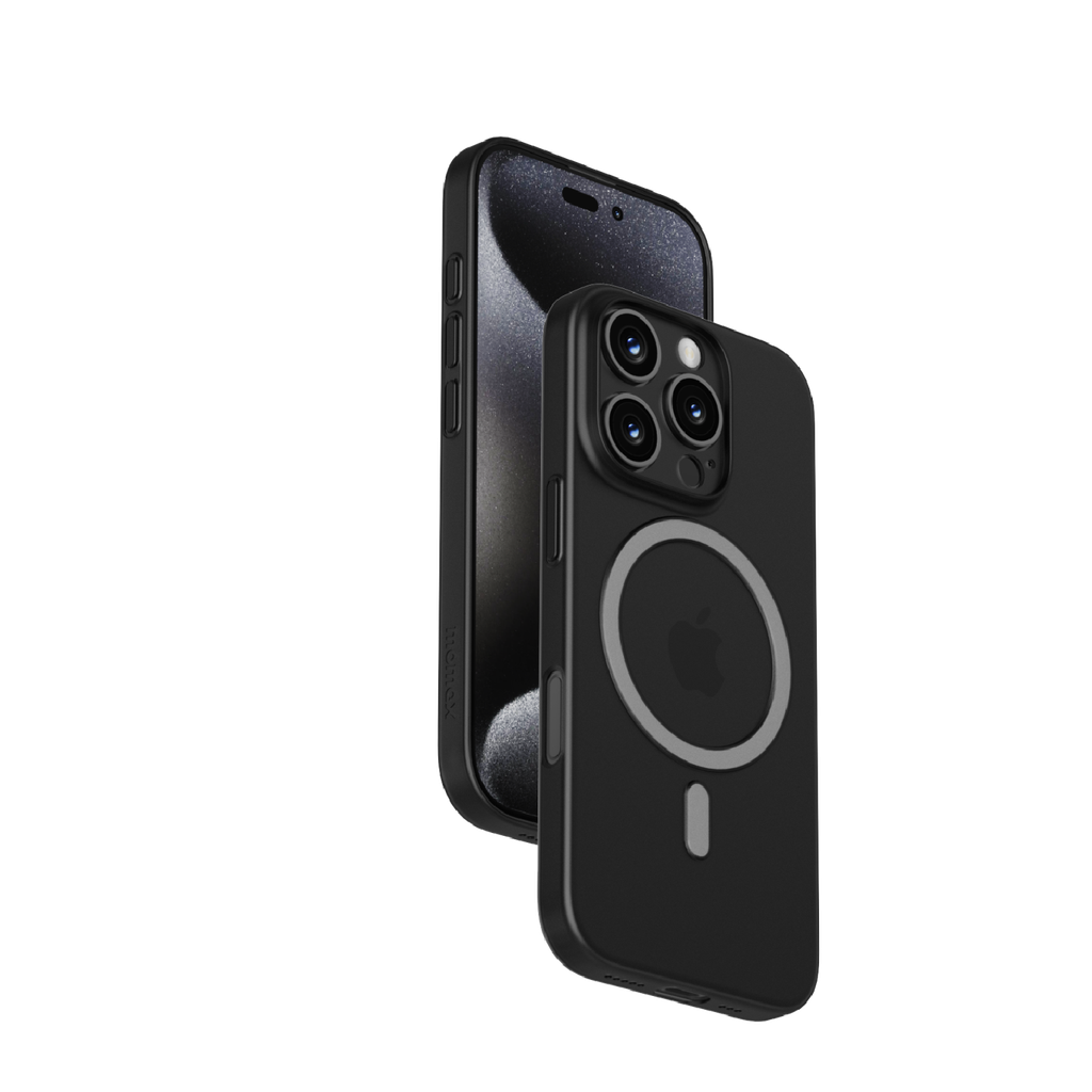 MOMAX ULTRATHIN LITE MAGNETIC CASE FOR IPHONE 16 SERIES - BLACK