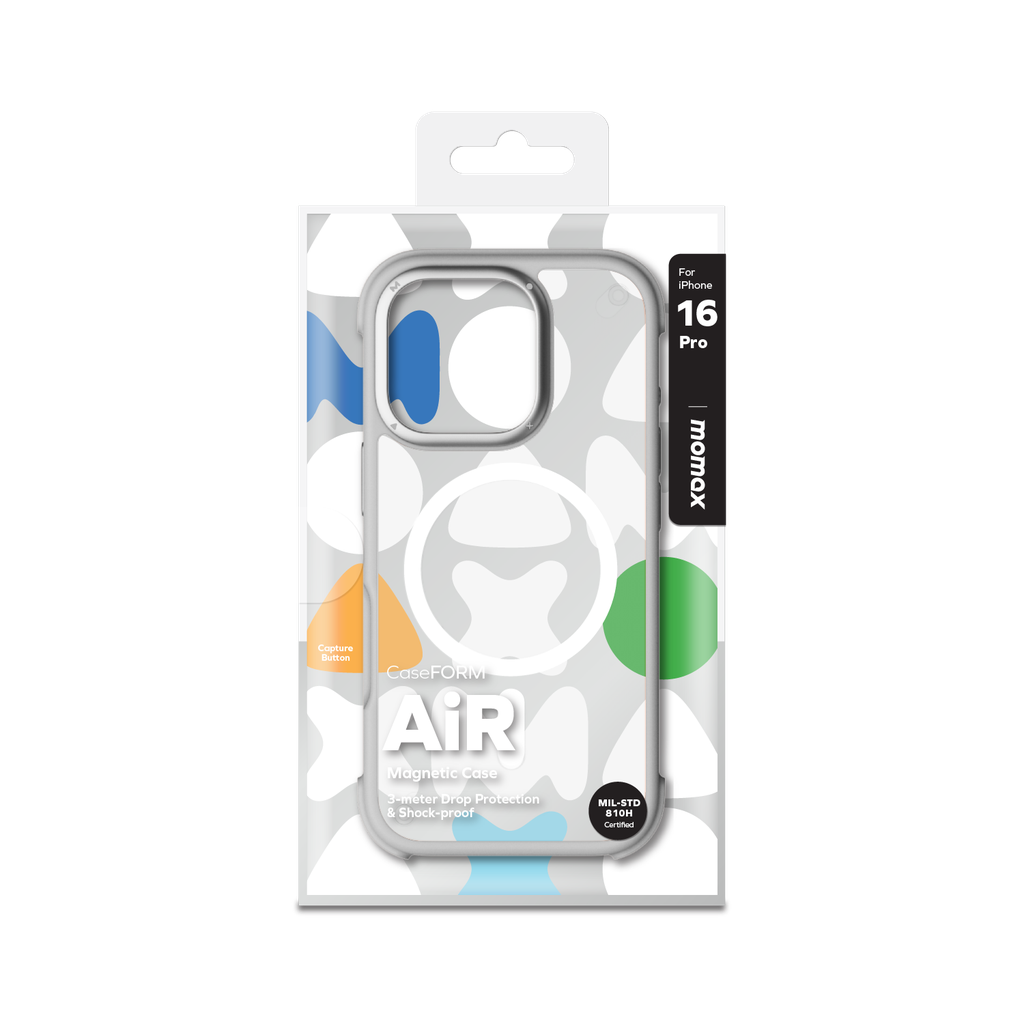 MOMAX AIR PROTECTION MAGNETIC CASE FOR IPHONE 16 PRO 6.3